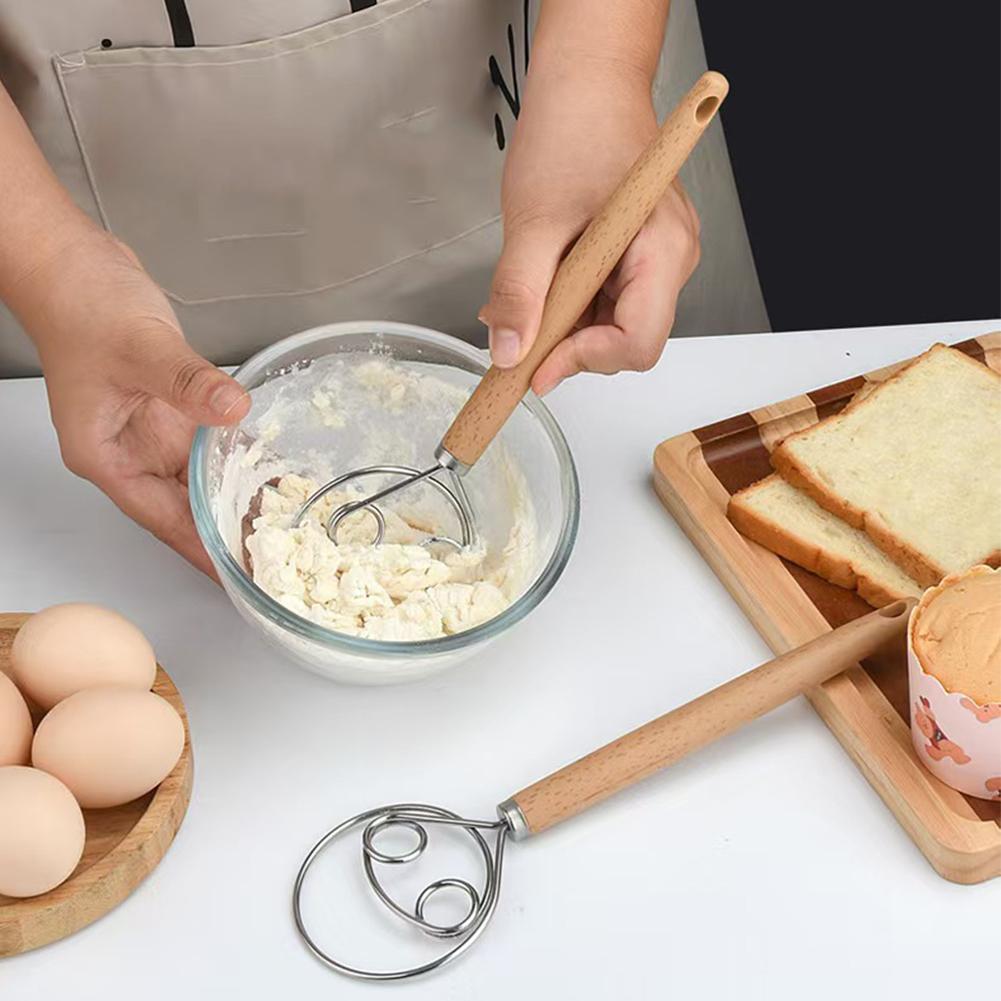 Danish Pancake Pan - Misturador de Massa Dinamarquês com Cabo