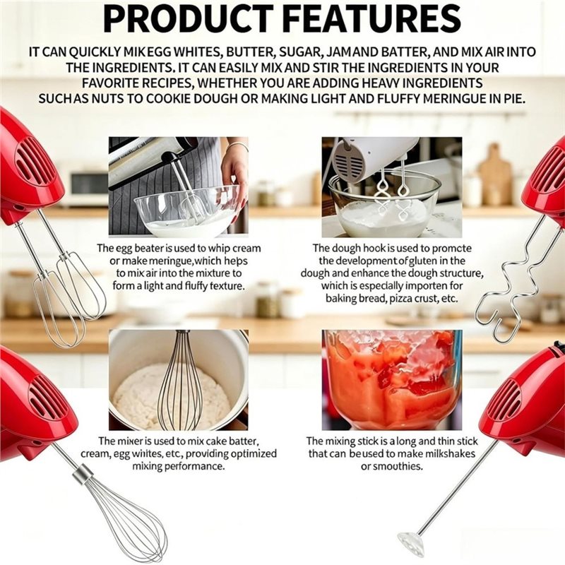 A92G HOT-Conjunto de Ganchos p - Kitchenaid Mixer Hand Mixer avaliação e preço